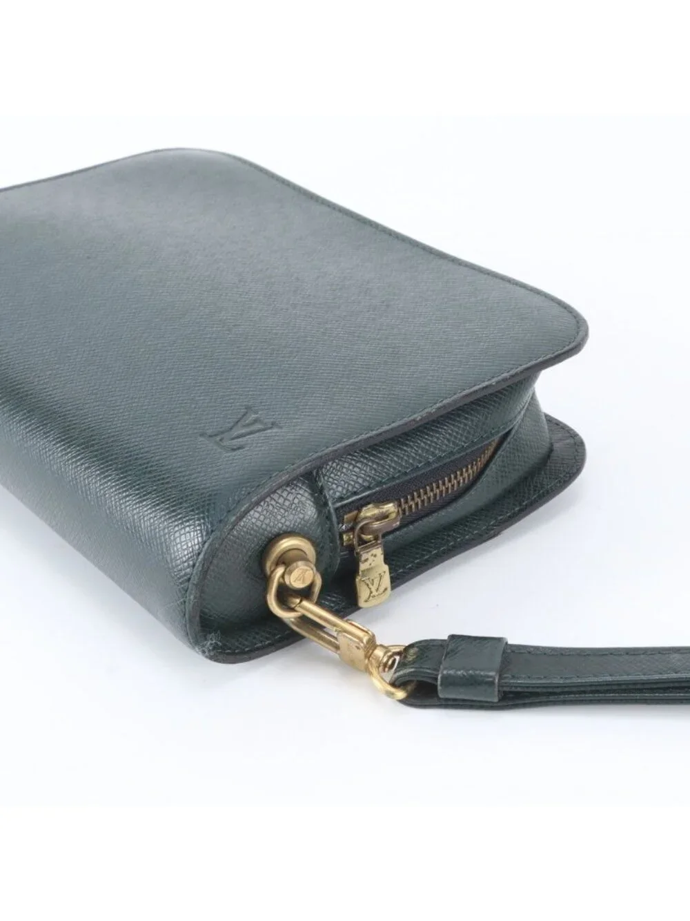 Louis Vuitton Taiga Baikal Leather Clutch Pouch Business